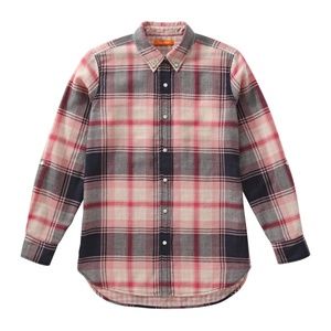 Pink and Blue Plaid Button Down